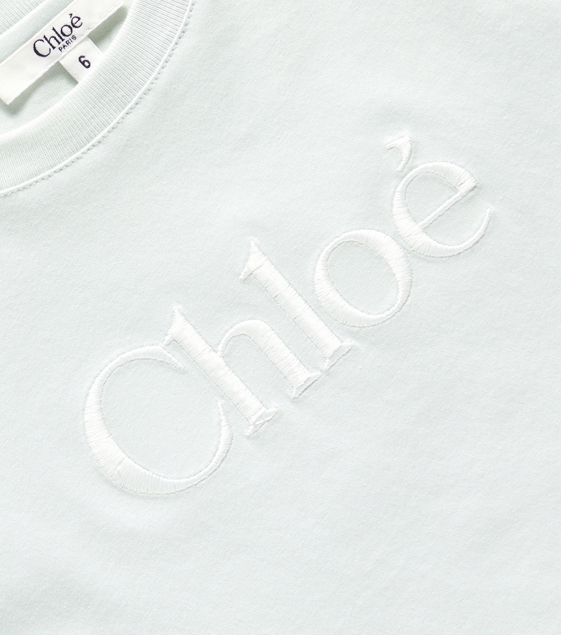 T-shirt en coton à logo | Chloé Kids