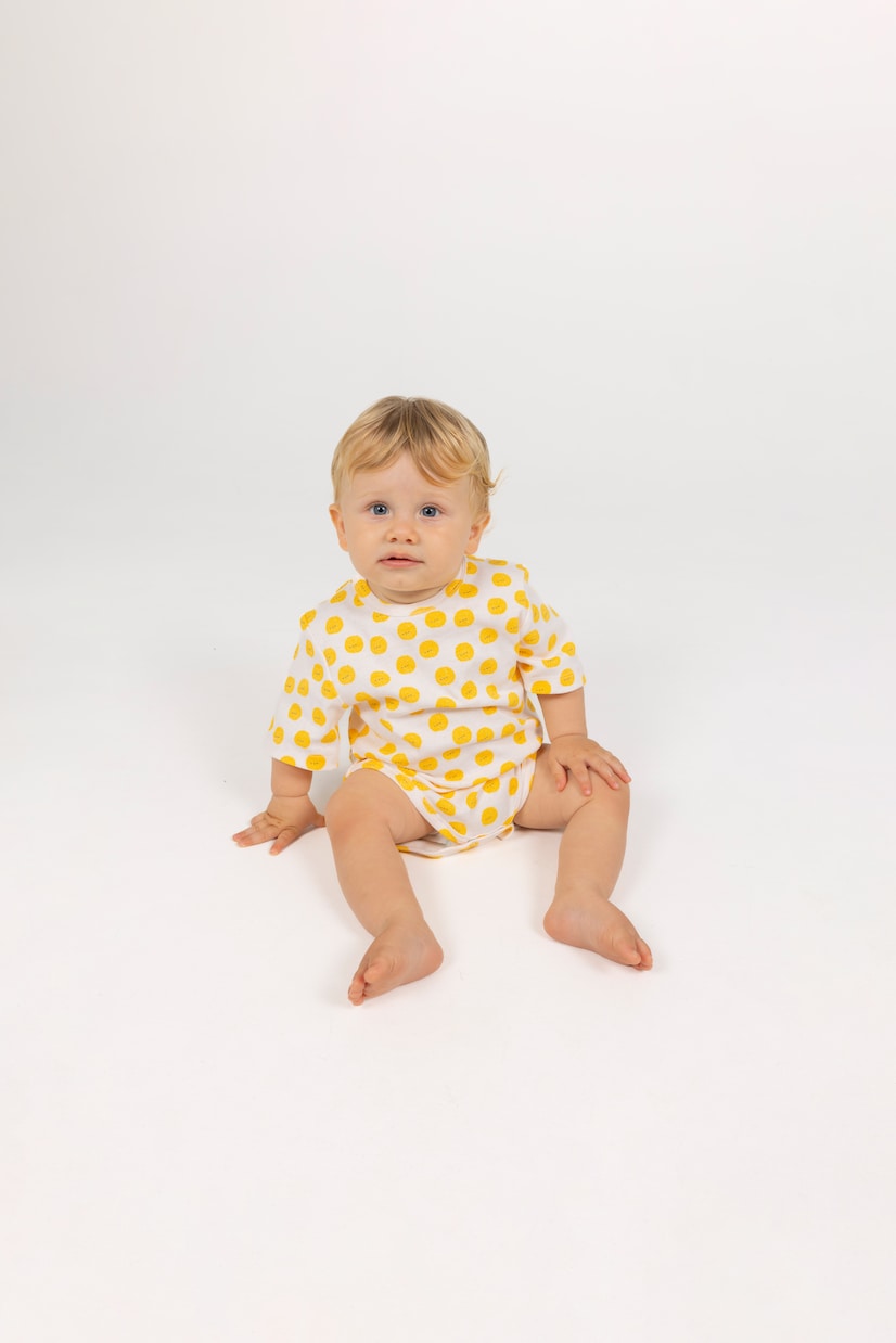 Bebé - body Sun de mezcla de algodón | Tinycottons