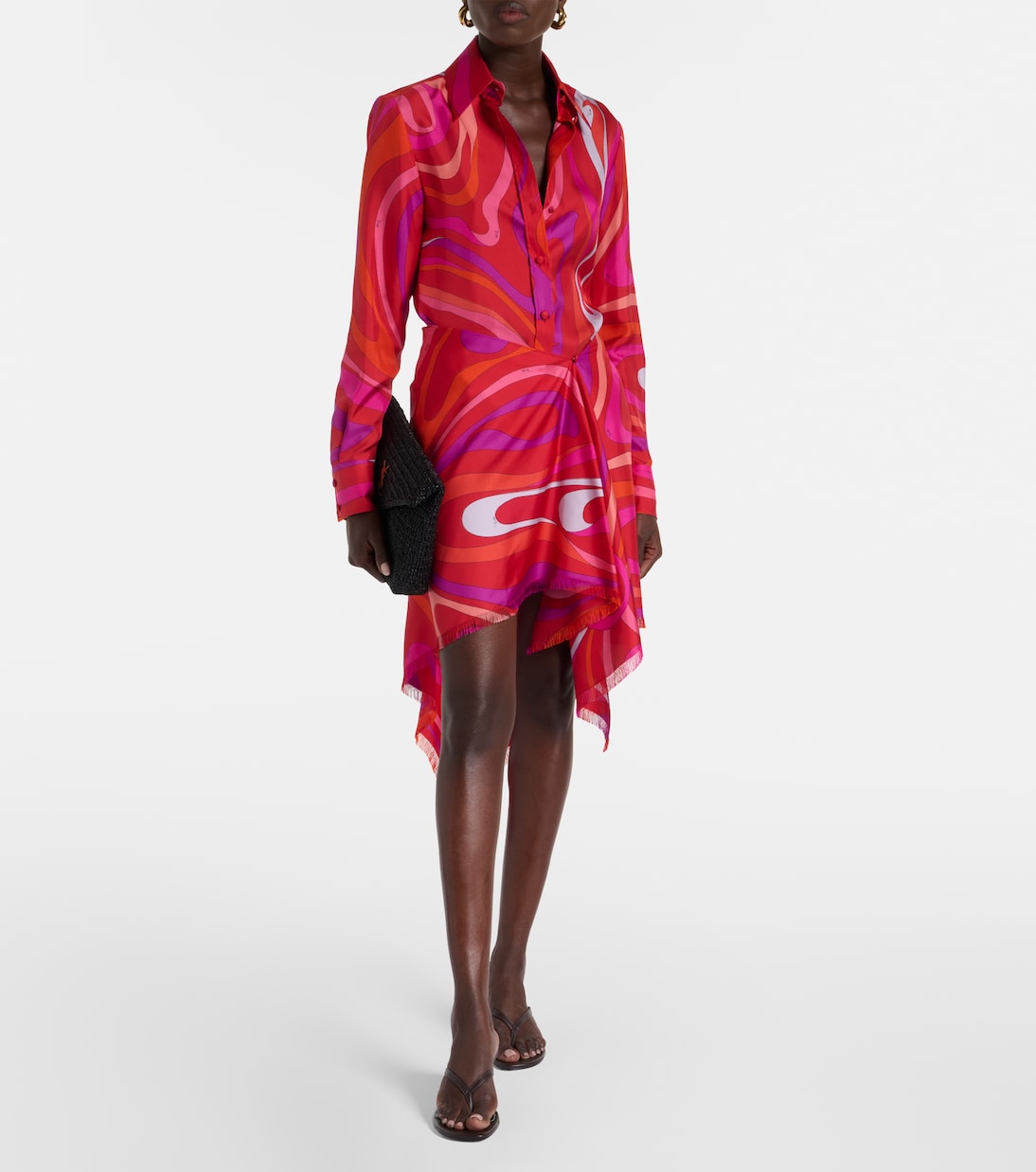 Marmo draped silk miniskirt | Pucci