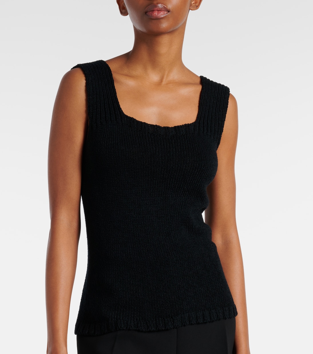 Top Wil in maglia di cotone | Khaite