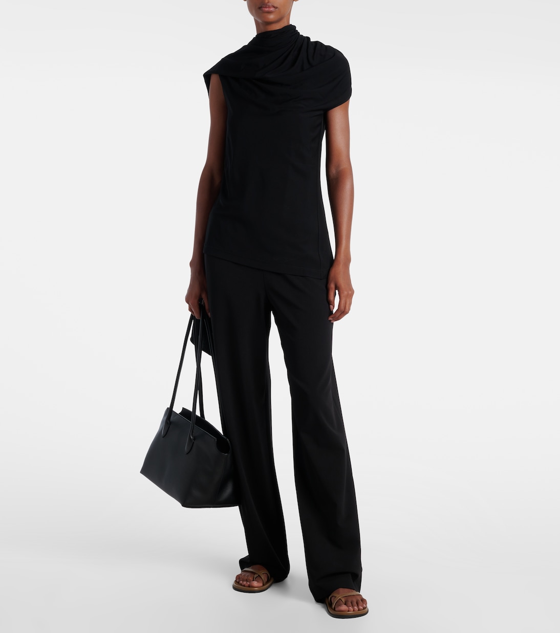 Hugh leather sandals | The Row