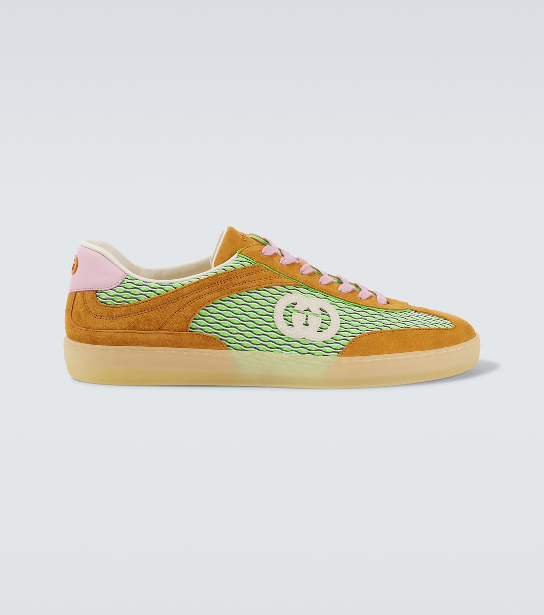 G75绒面革边饰运动鞋 | Gucci