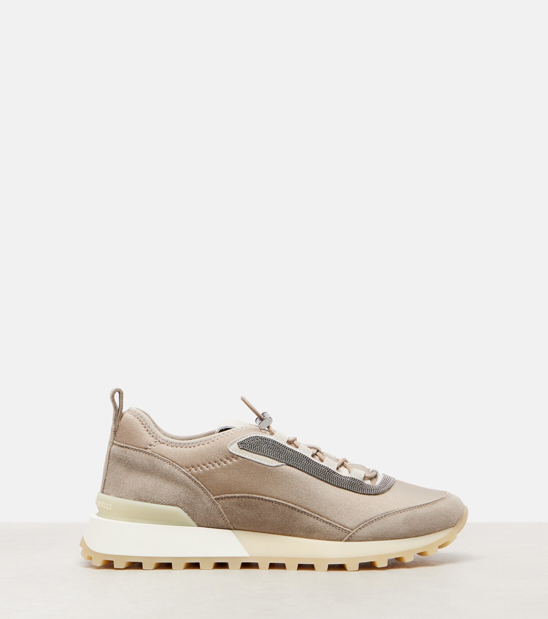 Runner suede and canvas sneakers | Brunello Cucinelli