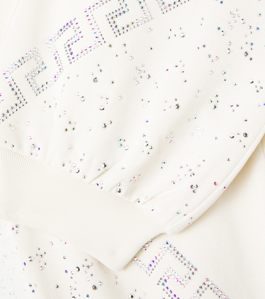 Greca cotton fleece sweatpants | Versace Kids
