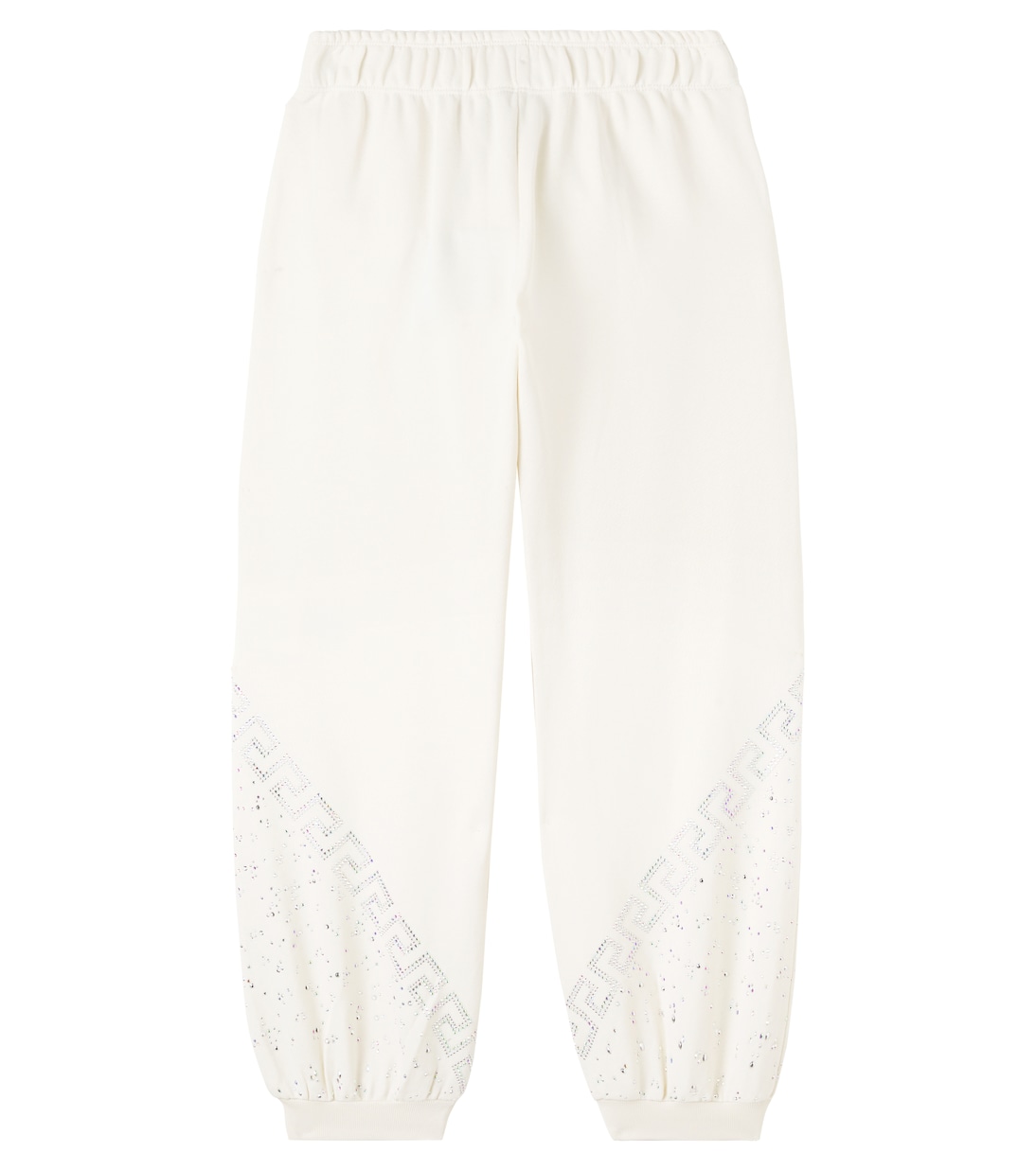 Greca cotton fleece sweatpants | Versace Kids