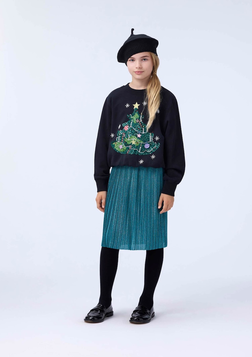 Verziertes Sweatshirt aus Baumwoll-Jersey  | Molo