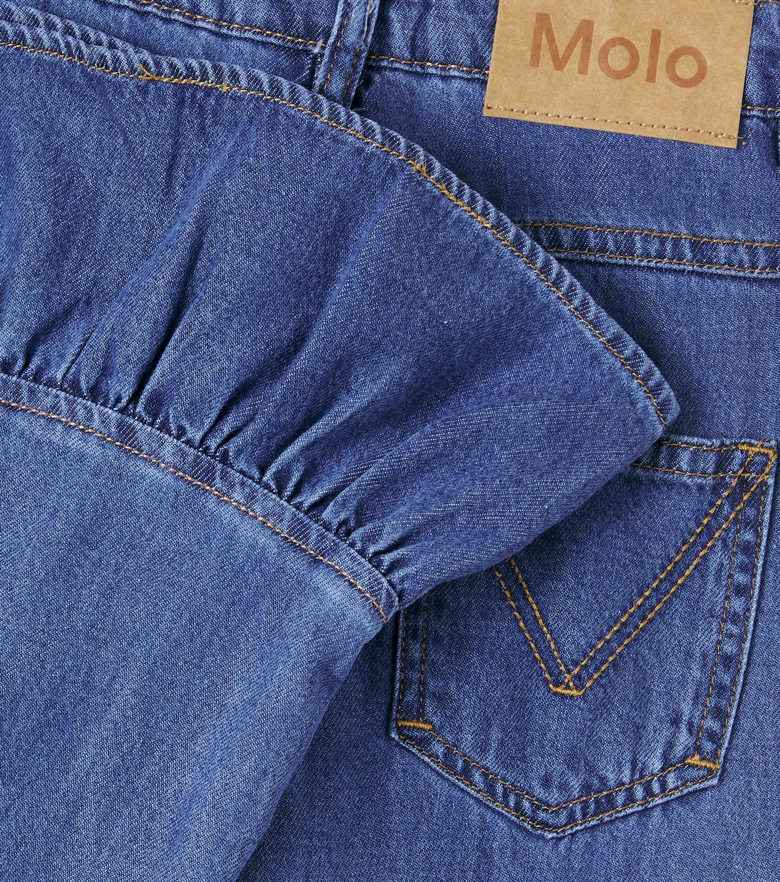 Jeans regular Amara con volant | Molo