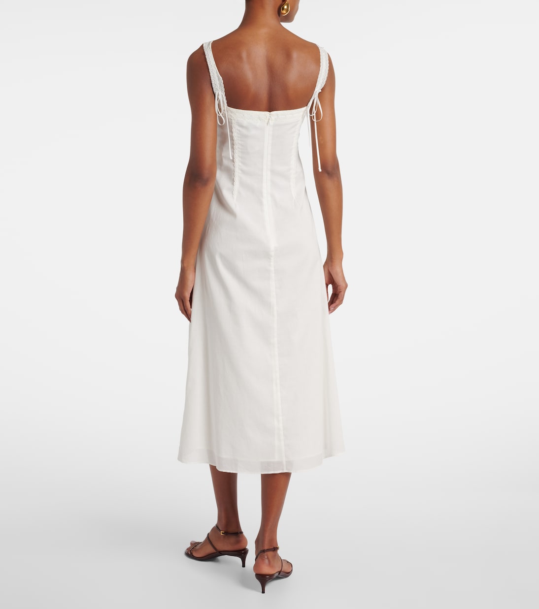 Abito midi Matilde in cotone | Staud