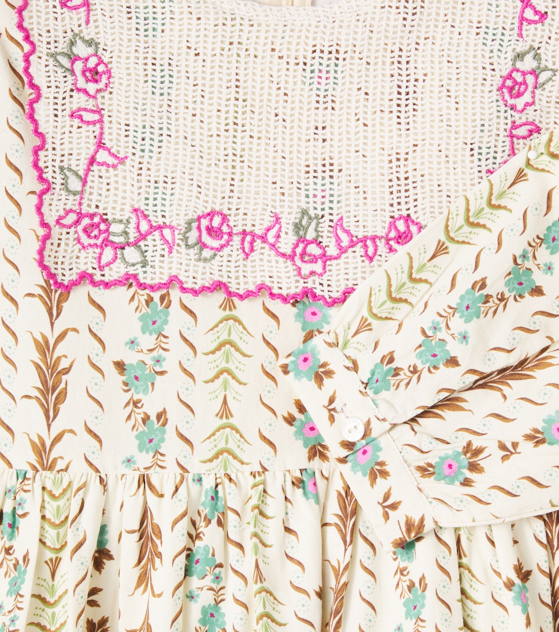 Eliza embroidered cotton dress | Bebe Organic