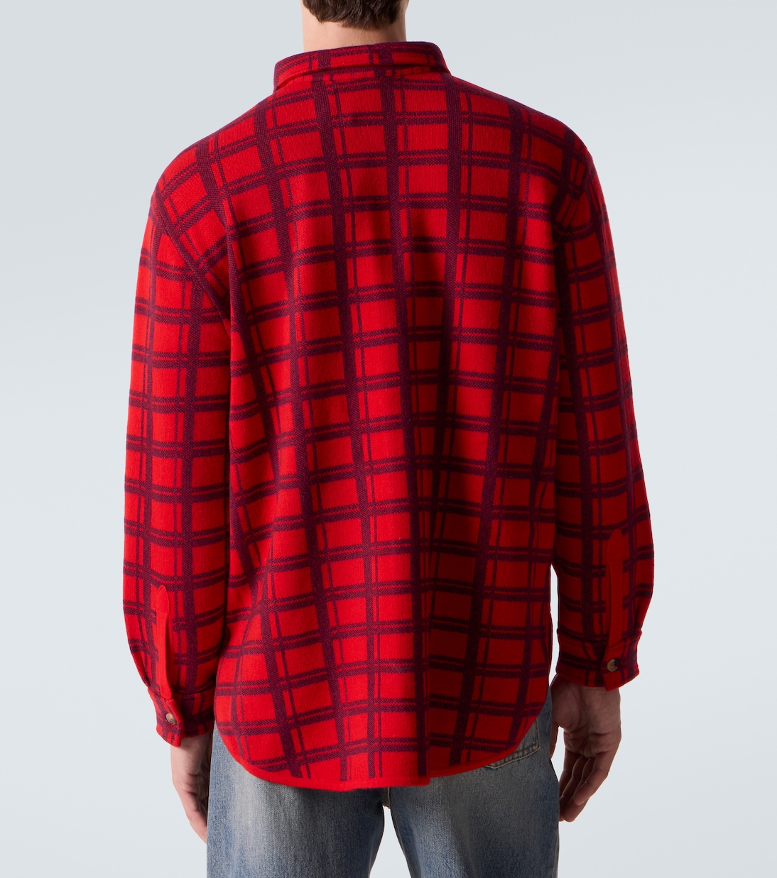 Mr Young checked cashmere shirt | Arch4