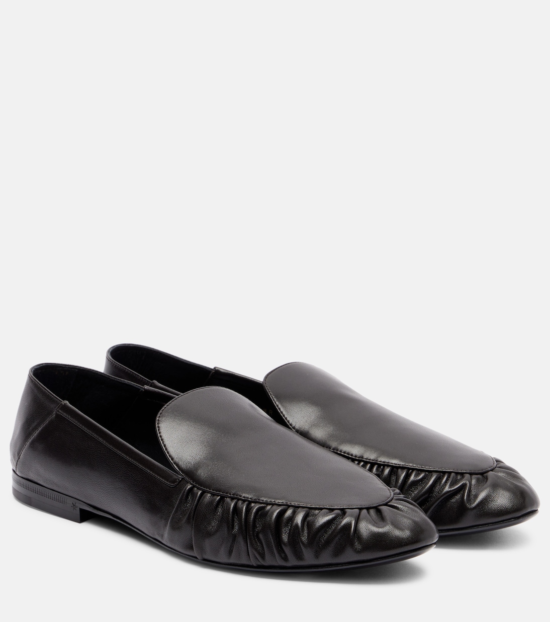 Slippers Alain aus Leder | Saint Laurent