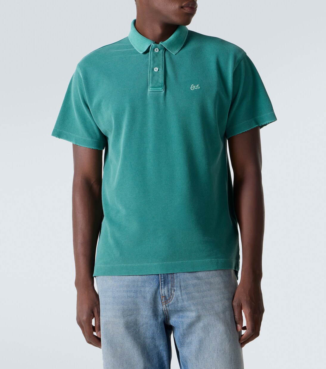 Polo en coton à logo | ERL