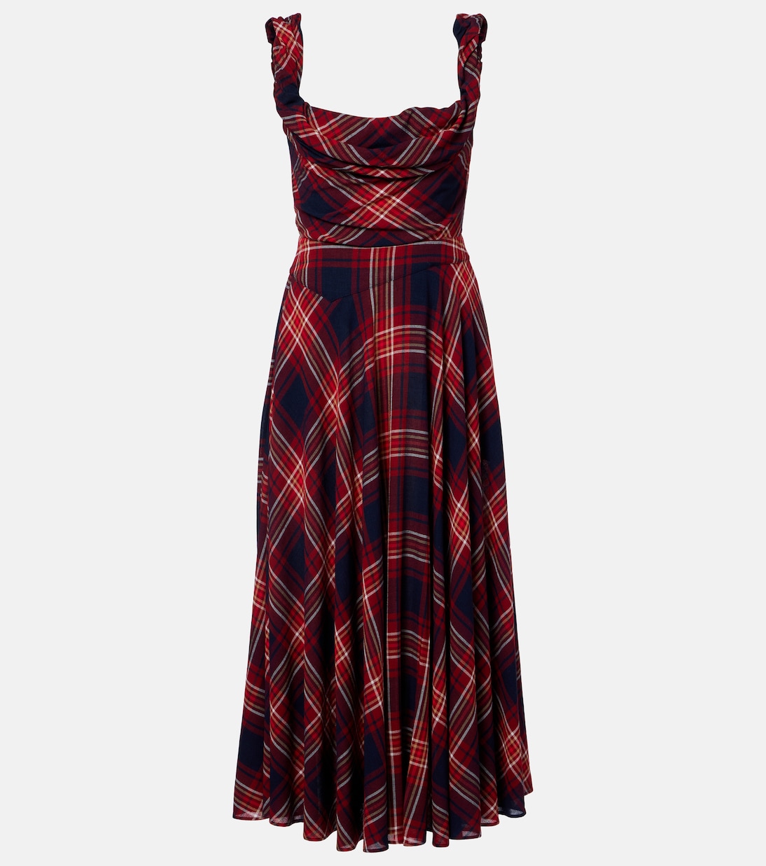 Chichi draped plaid midi dress | Vivienne Westwood