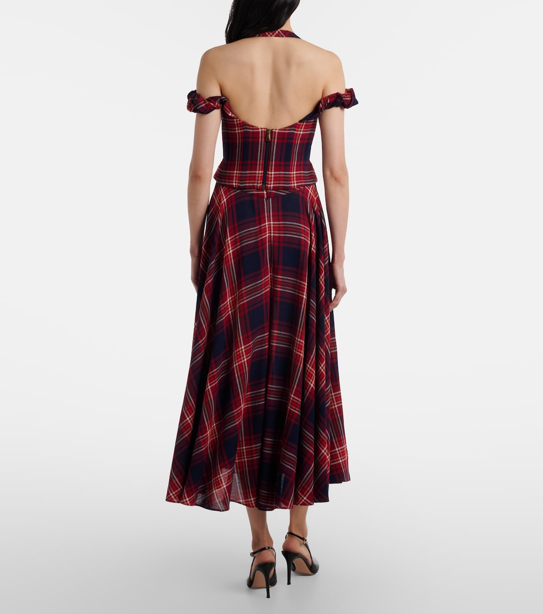 Chichi draped plaid midi dress | Vivienne Westwood