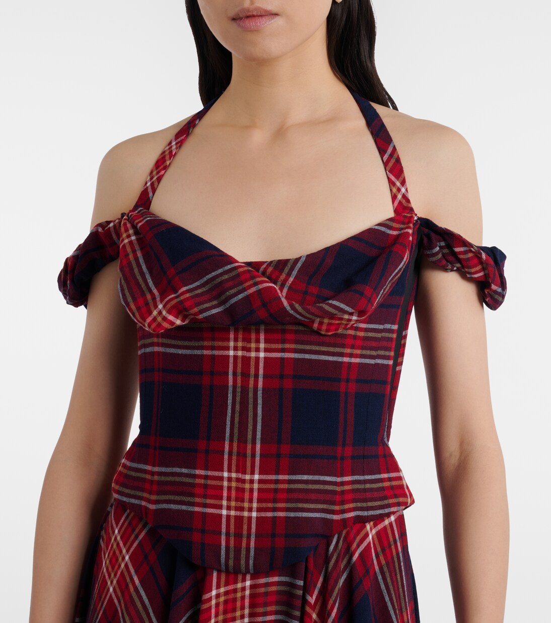 Chichi draped plaid midi dress | Vivienne Westwood