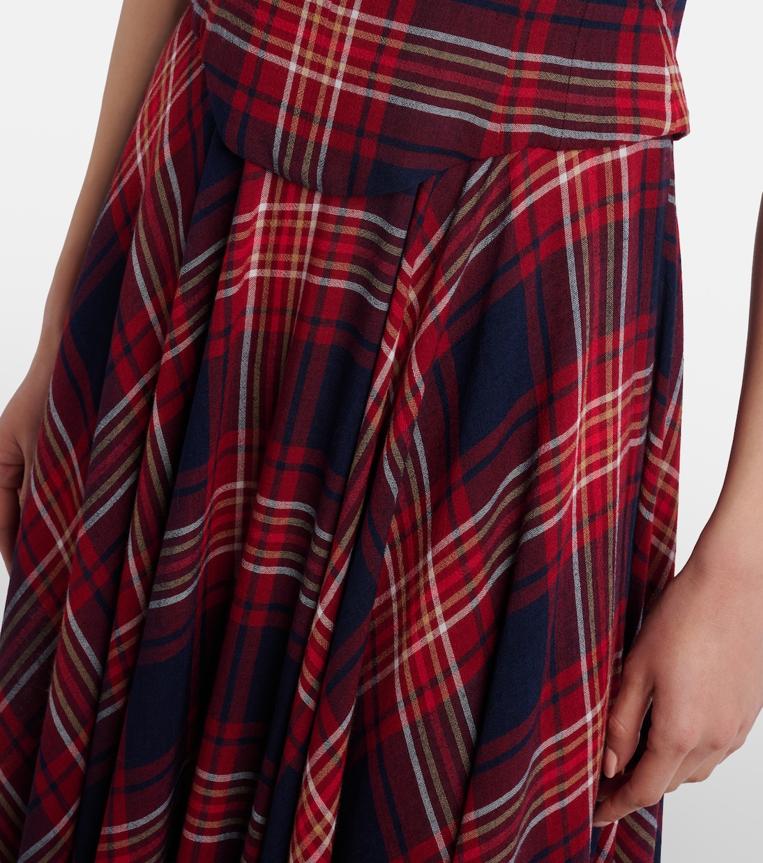 Chichi draped plaid midi dress | Vivienne Westwood