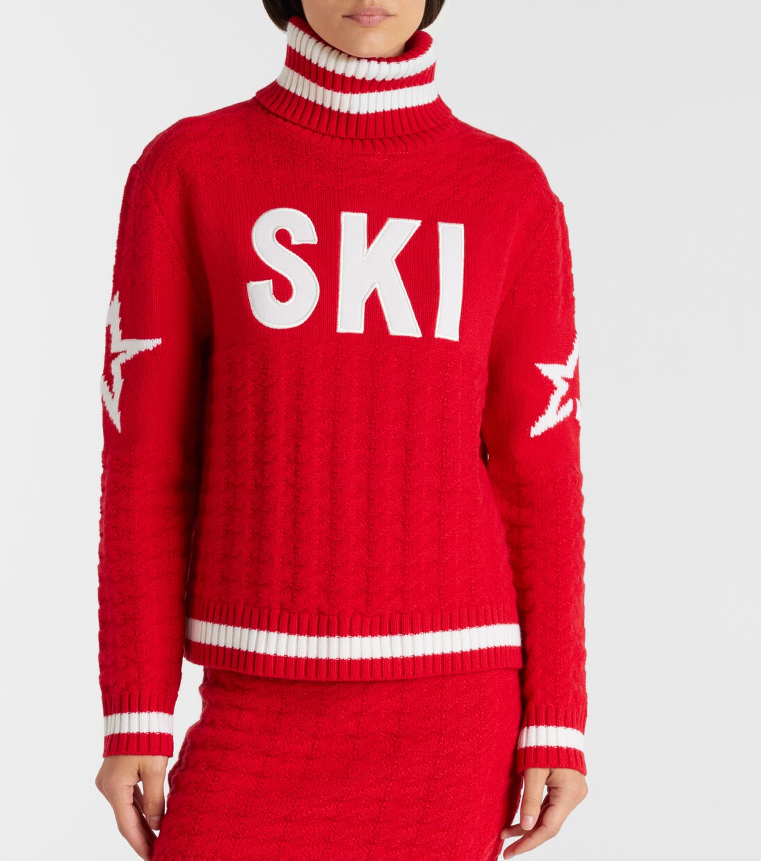 Jersey de cuello alto Glacier de lana | Perfect Moment