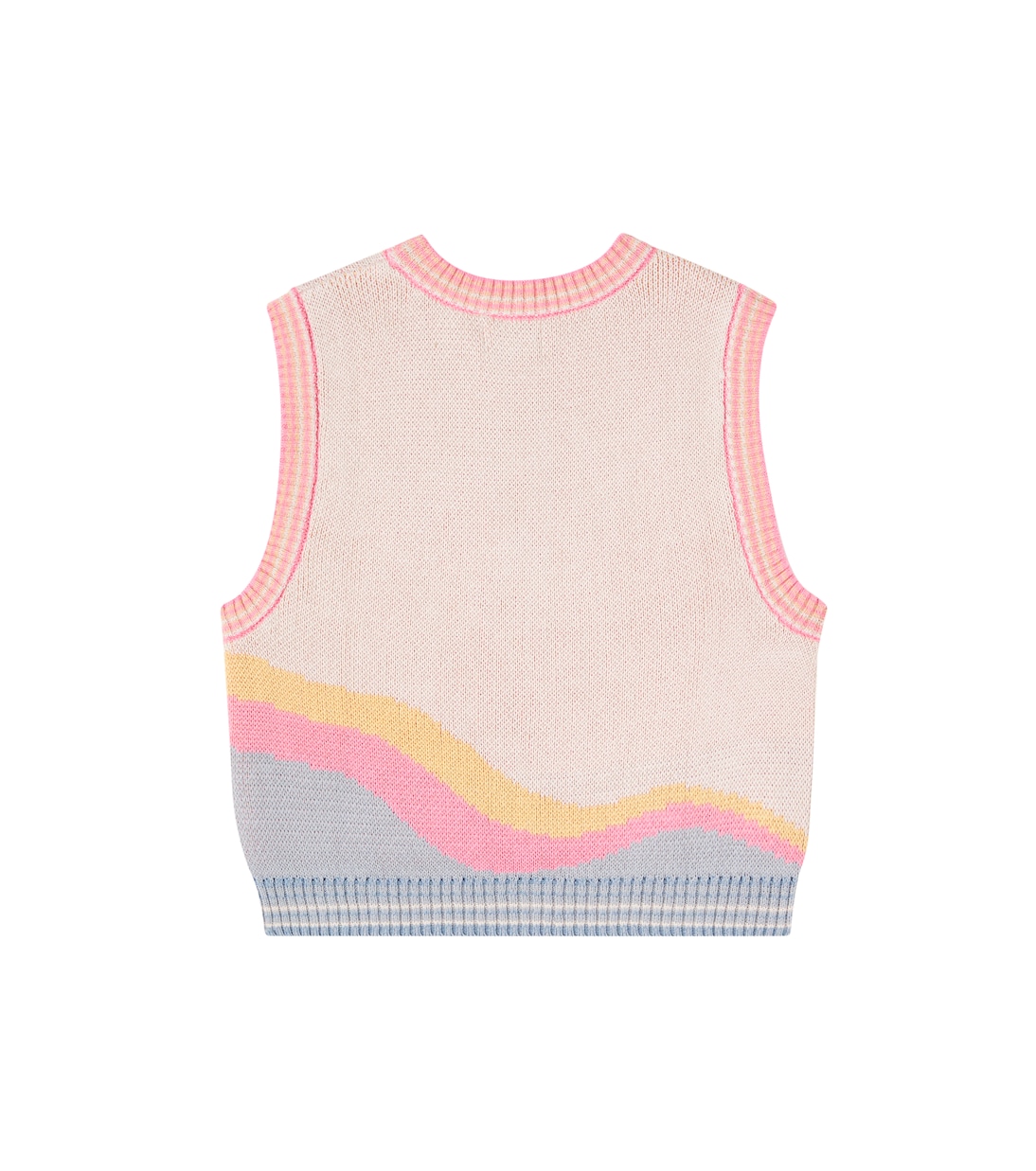 Pullunder Maria aus Baumwoll-Jacquard  | Wheat