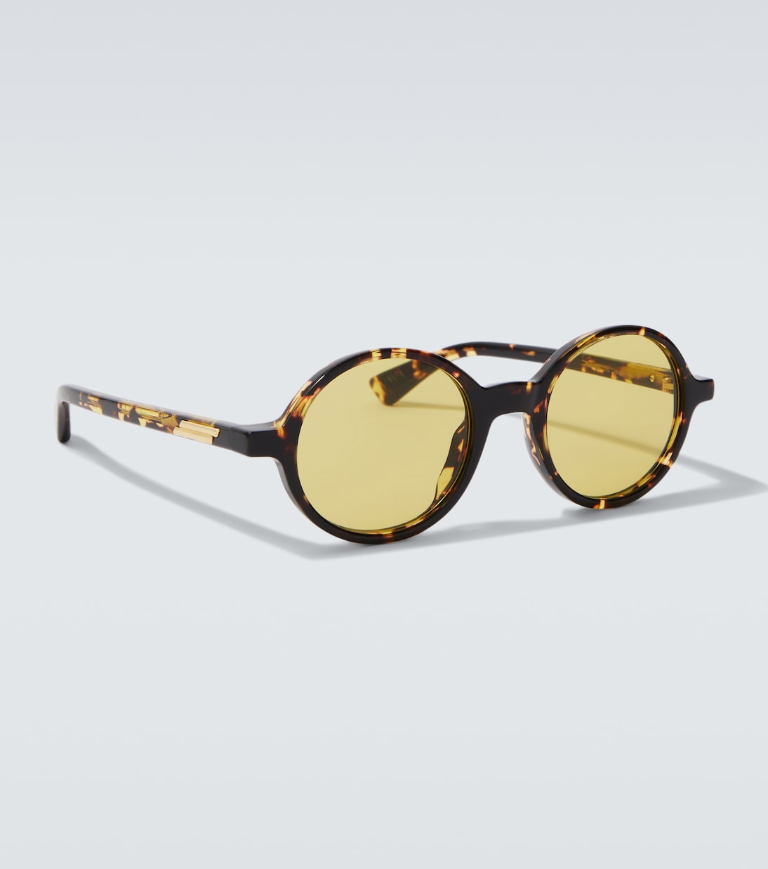 Slim Ribbon round sunglasses | Bottega Veneta