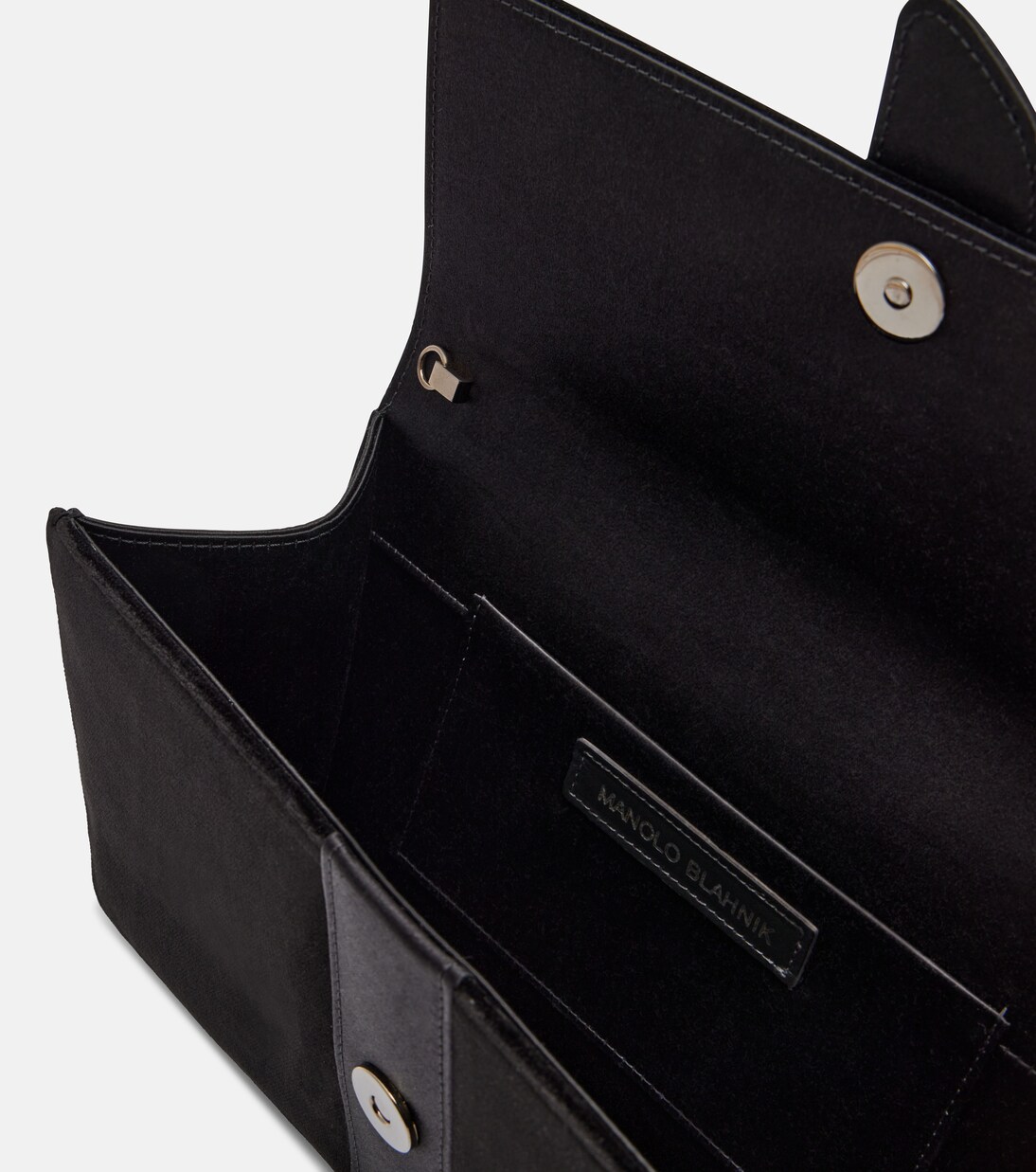 Clutch Capri de terciopelo adornado | Manolo Blahnik