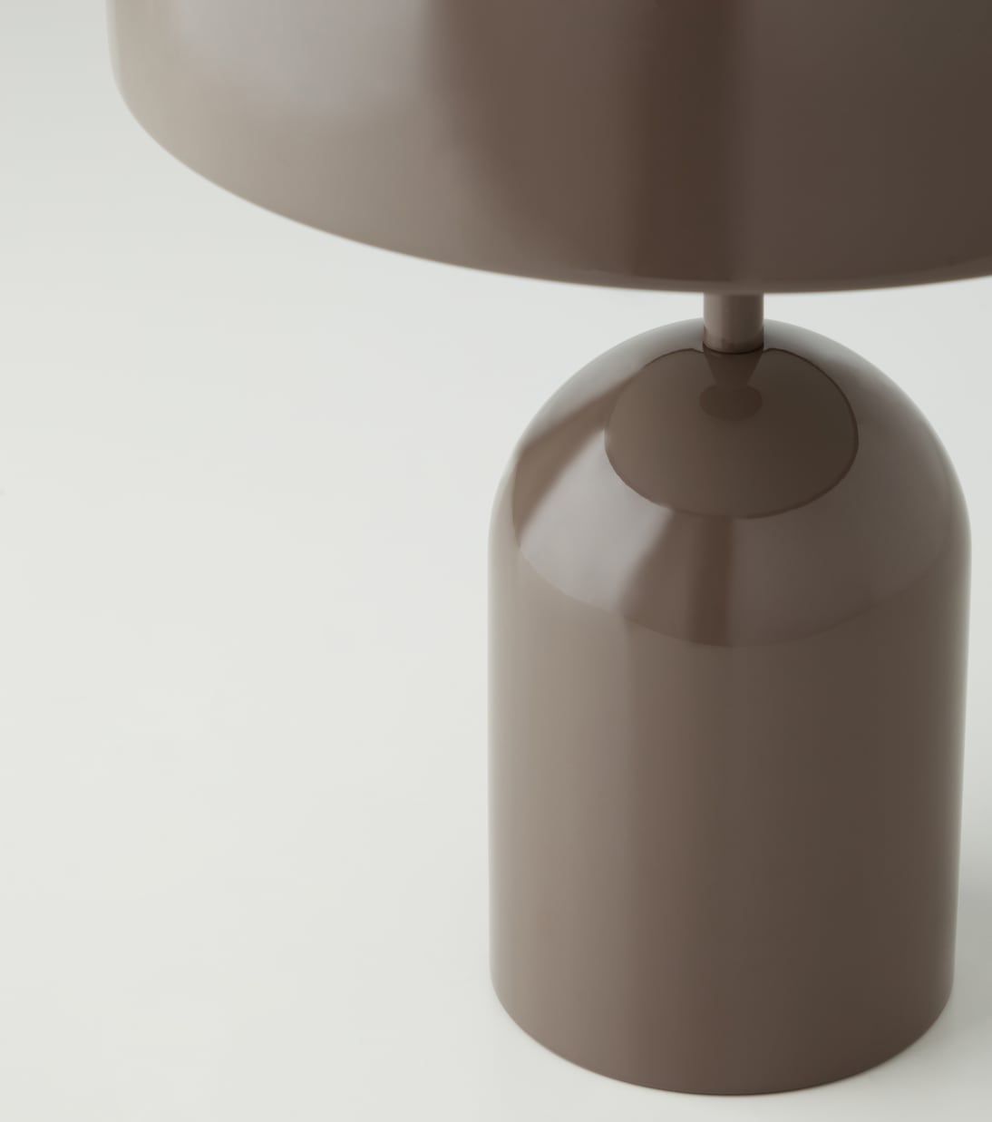 Bell stainless steel table lamp uni plug | Tom Dixon