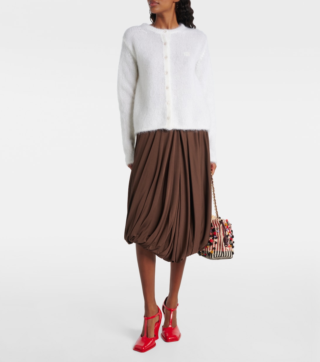Cardigan aus einem Mohairgemisch | Loewe