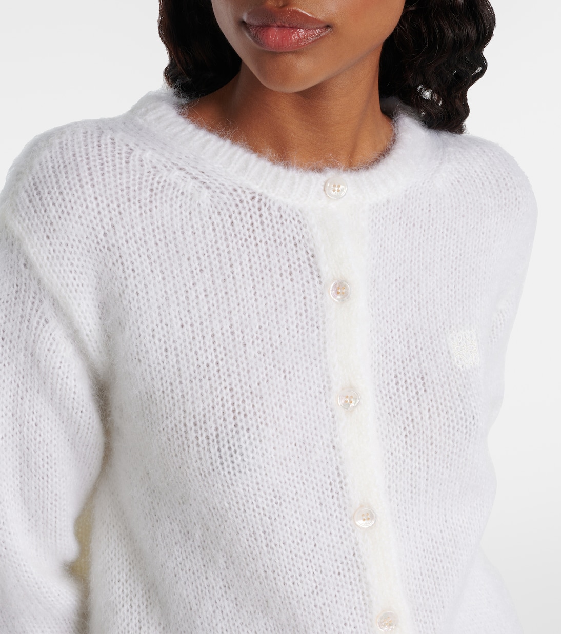 Cardigan aus einem Mohairgemisch | Loewe