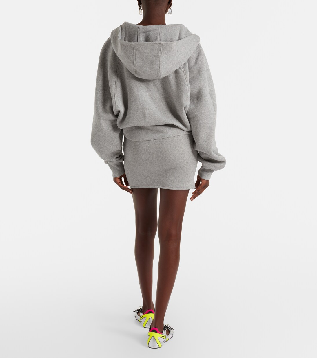 Cotton jersey sweatshirt dress | The Attico