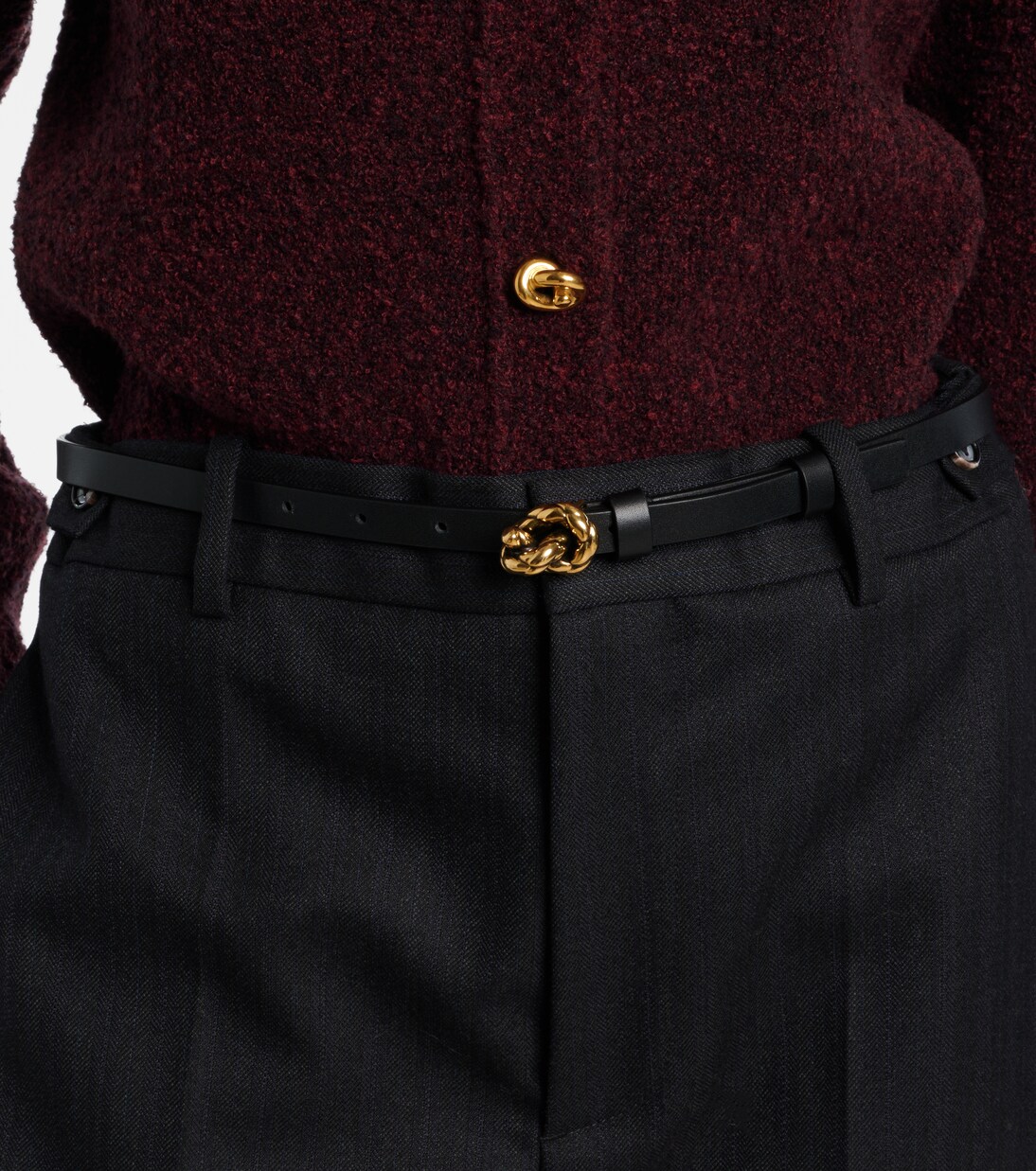 Ceinture Knot en cuir  | Bottega Veneta