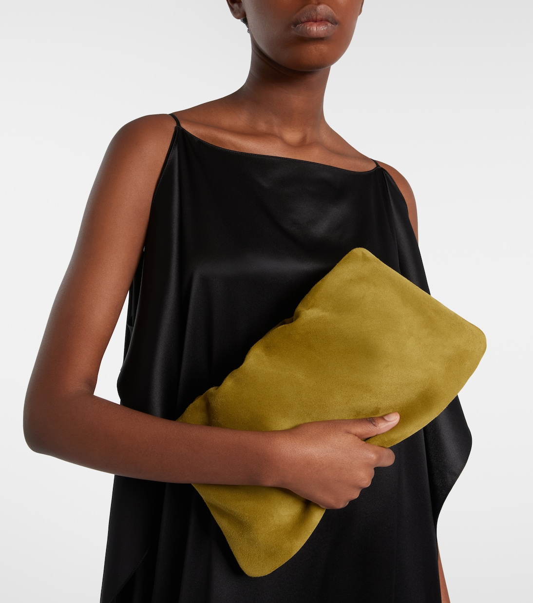 Bourse suede shoulder bag | The Row