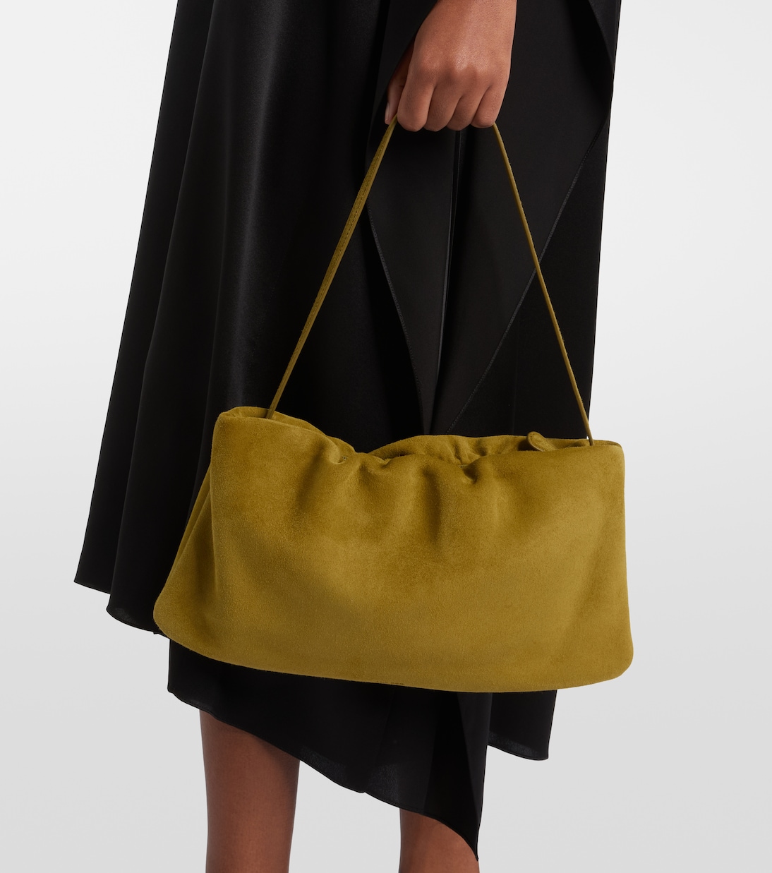 Bourse suede shoulder bag | The Row