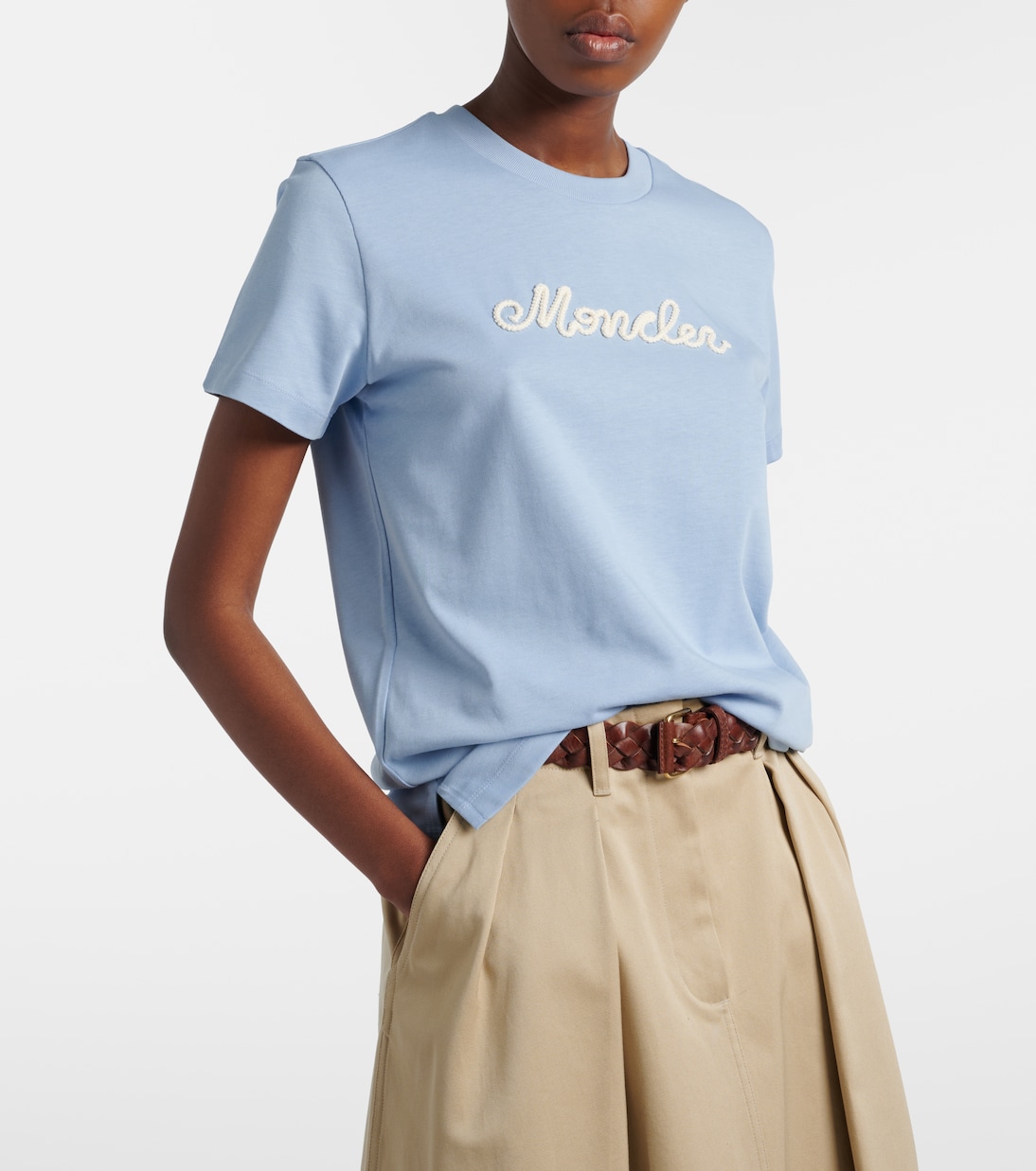 Logo cotton jersey T-shirt | Moncler