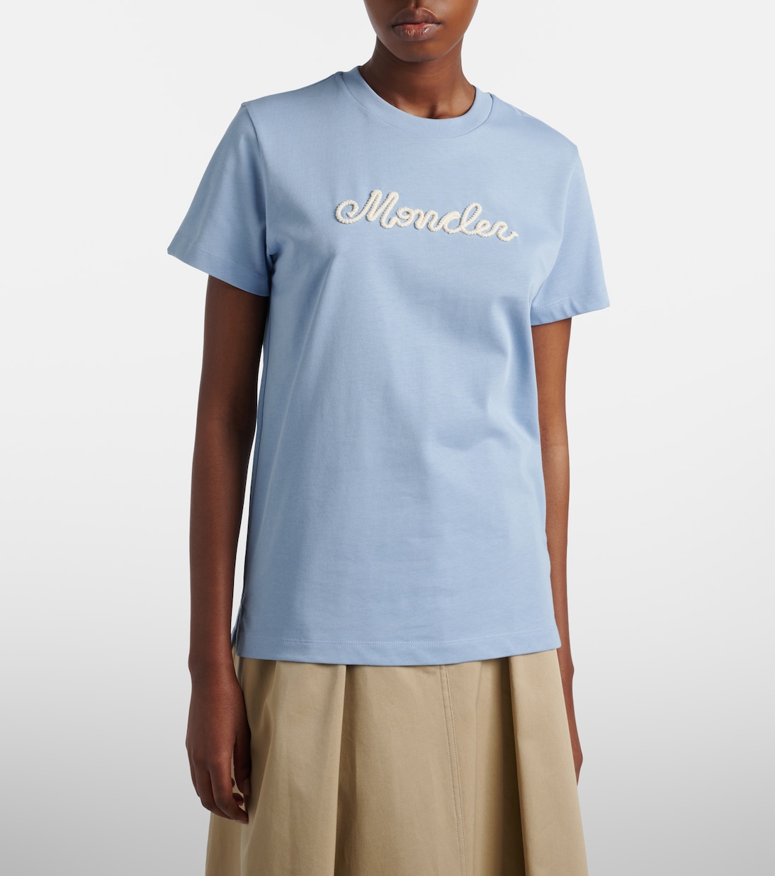 Logo cotton jersey T-shirt | Moncler