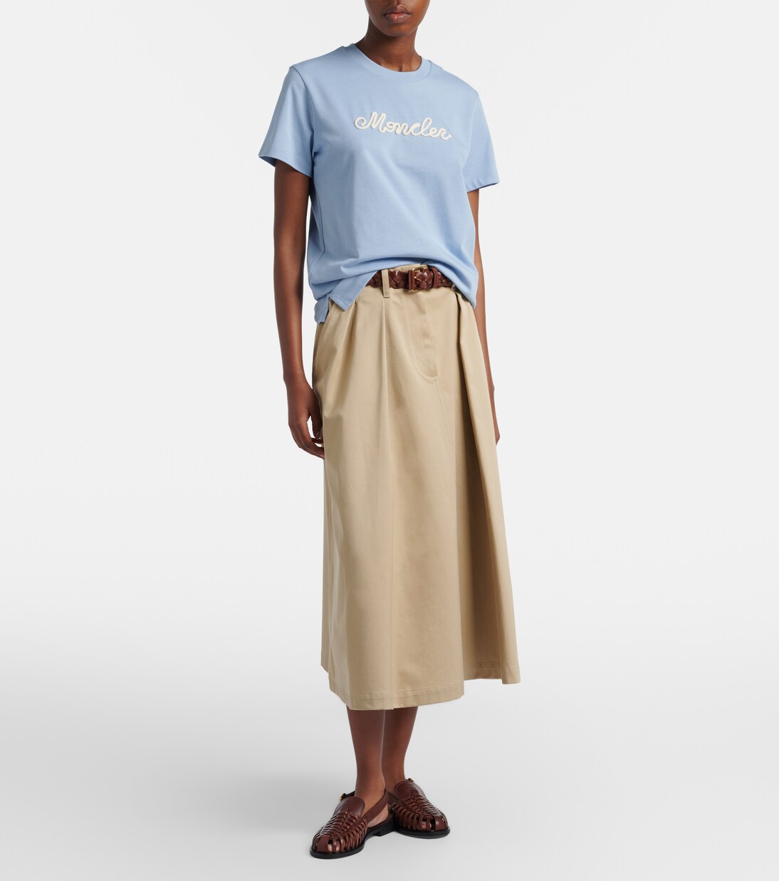 Logo cotton jersey T-shirt | Moncler