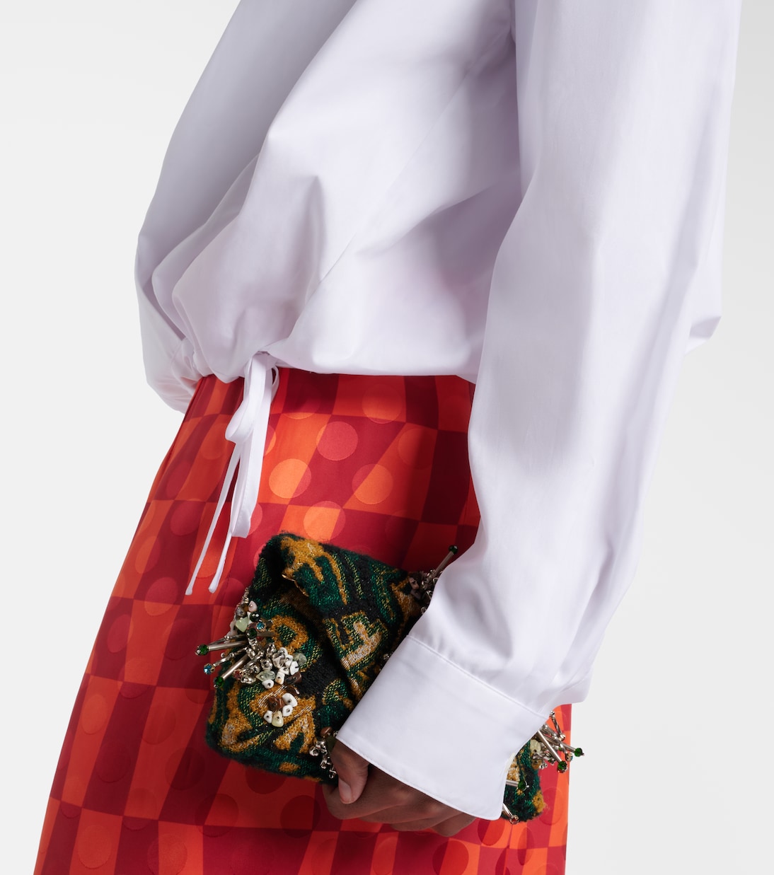 垂褶棉质女士上衣 | Dries Van Noten