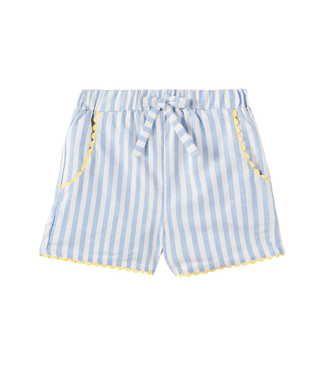 Miranda striped cotton shorts | La Coqueta