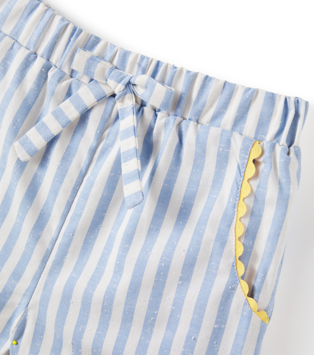 Miranda striped cotton shorts | La Coqueta