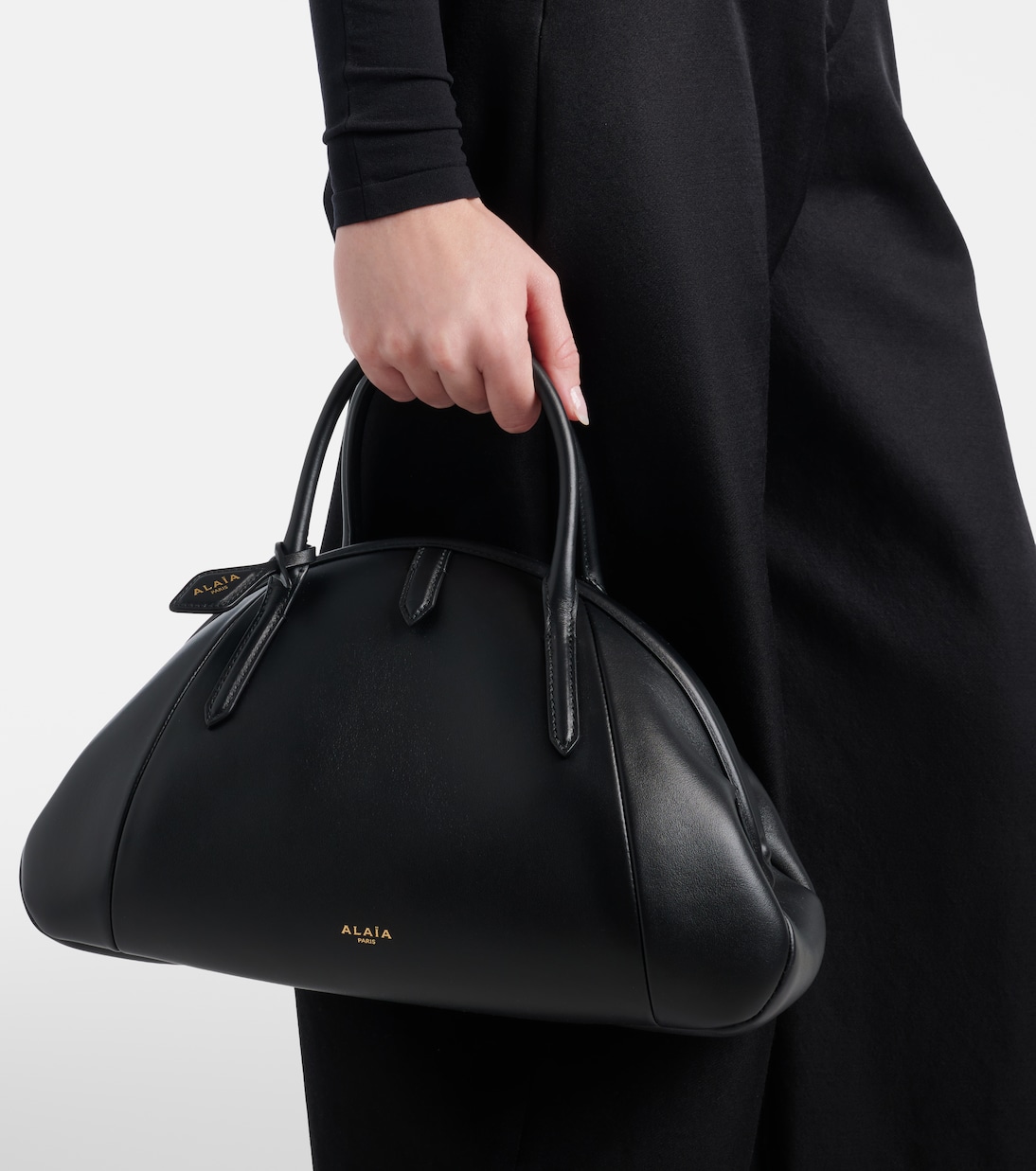 Purse Small leather top-handle bag | Alaïa