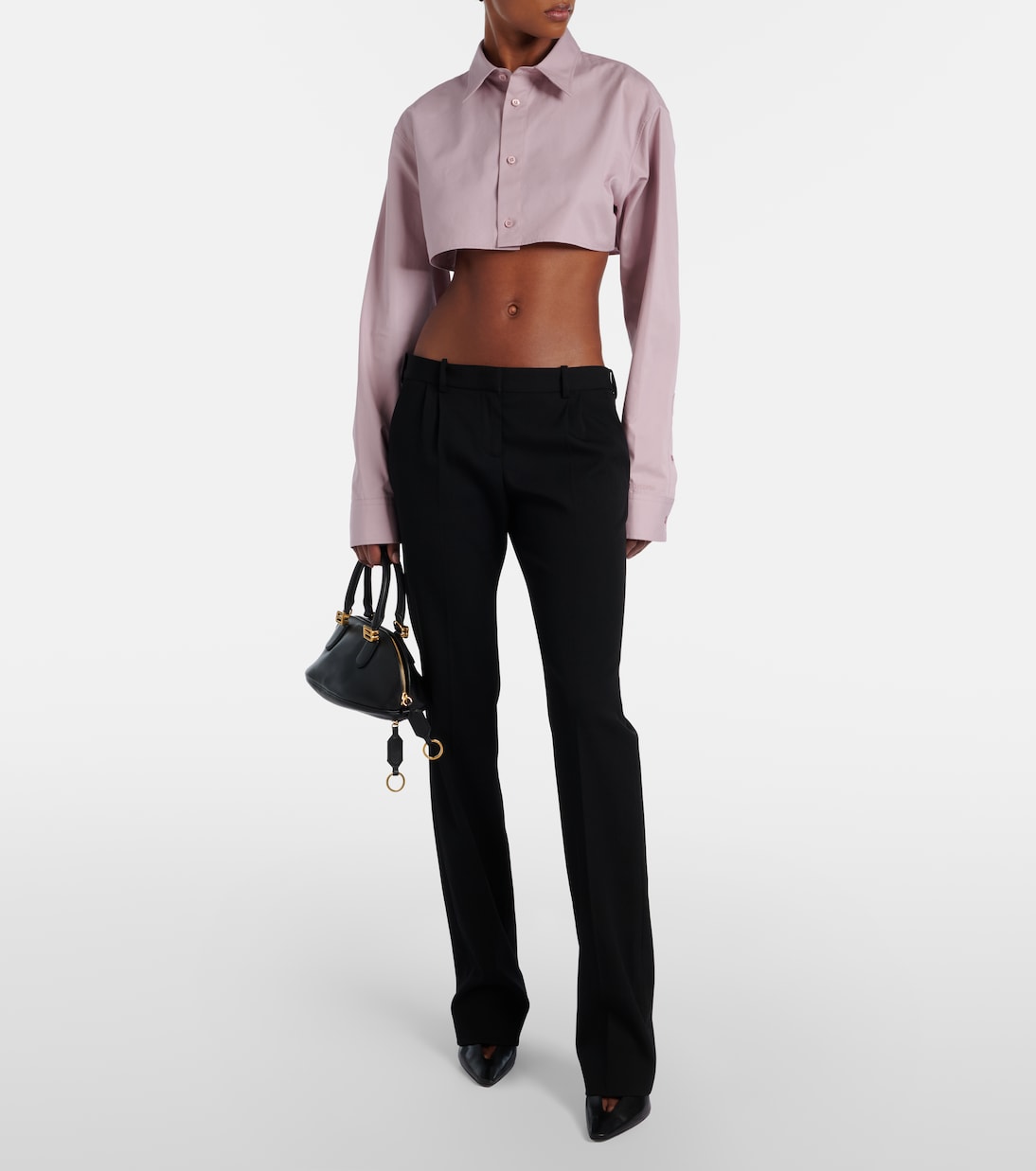 Cropped cotton shirt | Balenciaga