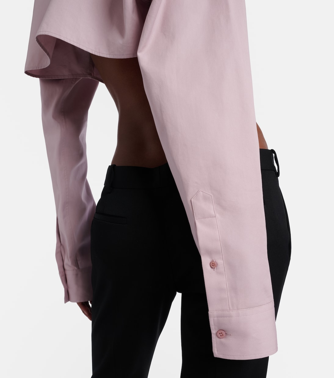 Cropped cotton shirt | Balenciaga