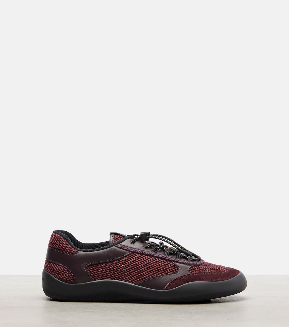 Speedrock leather-trimmed sneakers | Prada