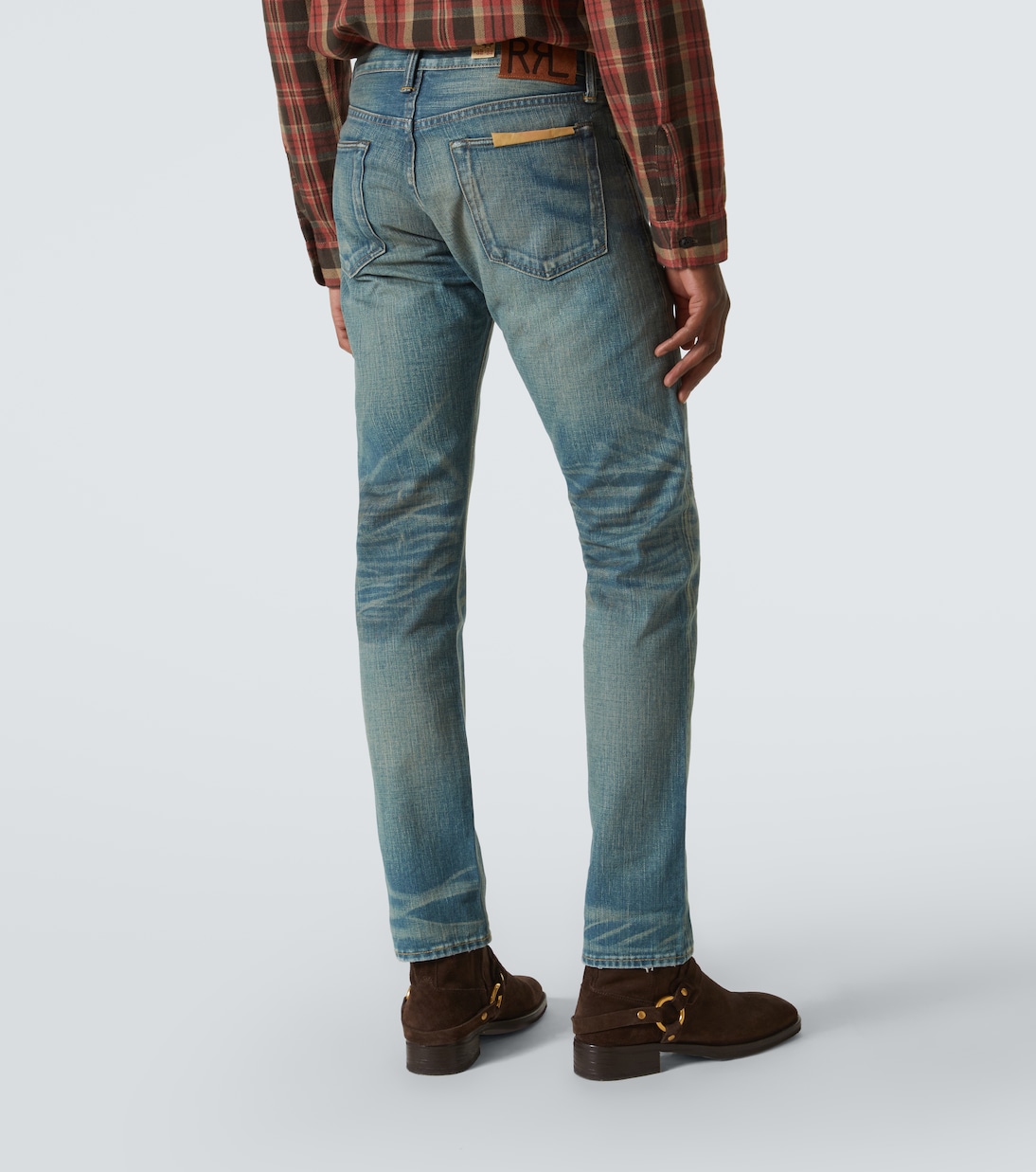 Jeans slim Ridgway con efecto desgastado | RRL