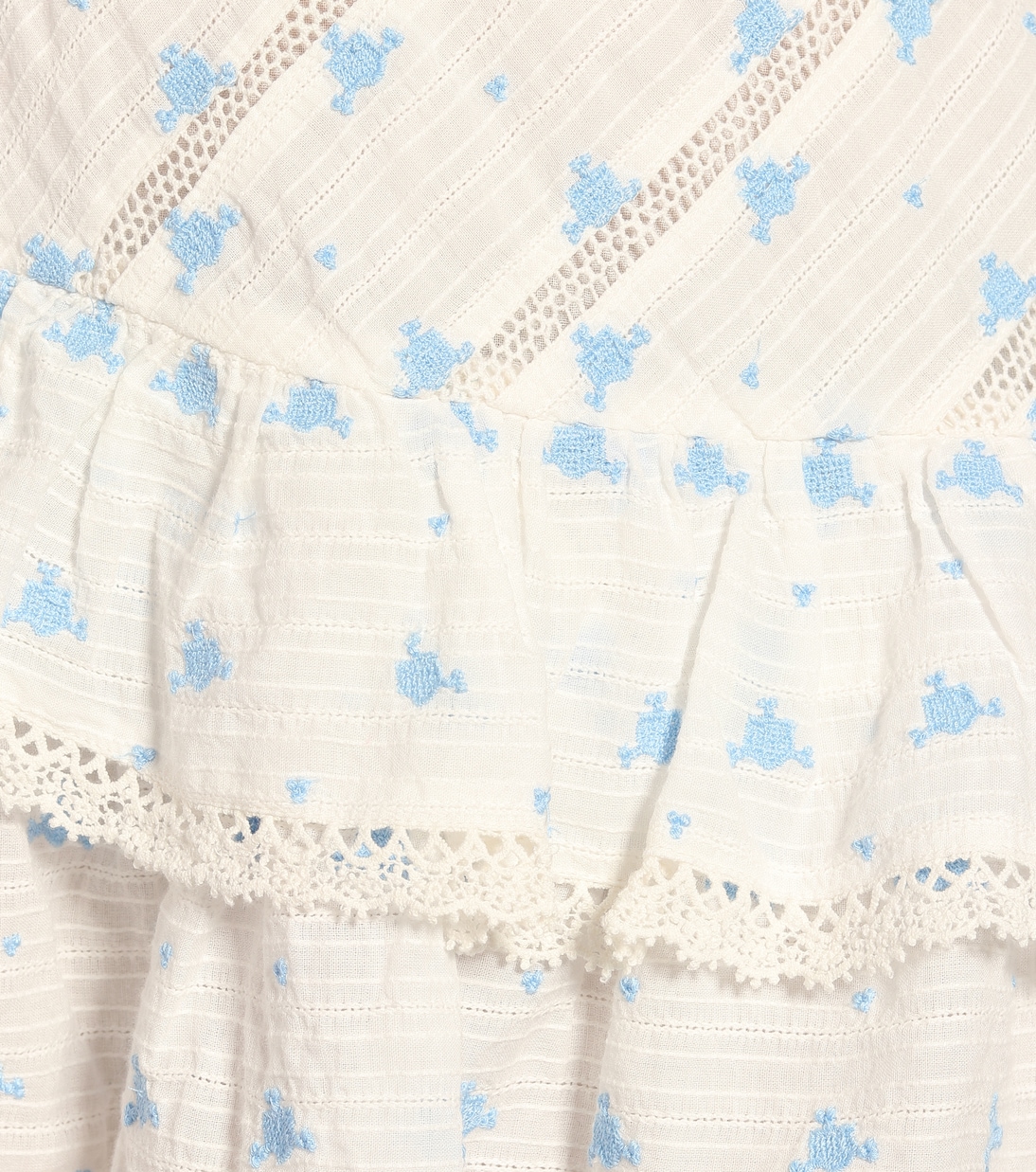Minirock Emma aus Baumwolle | LoveShackFancy