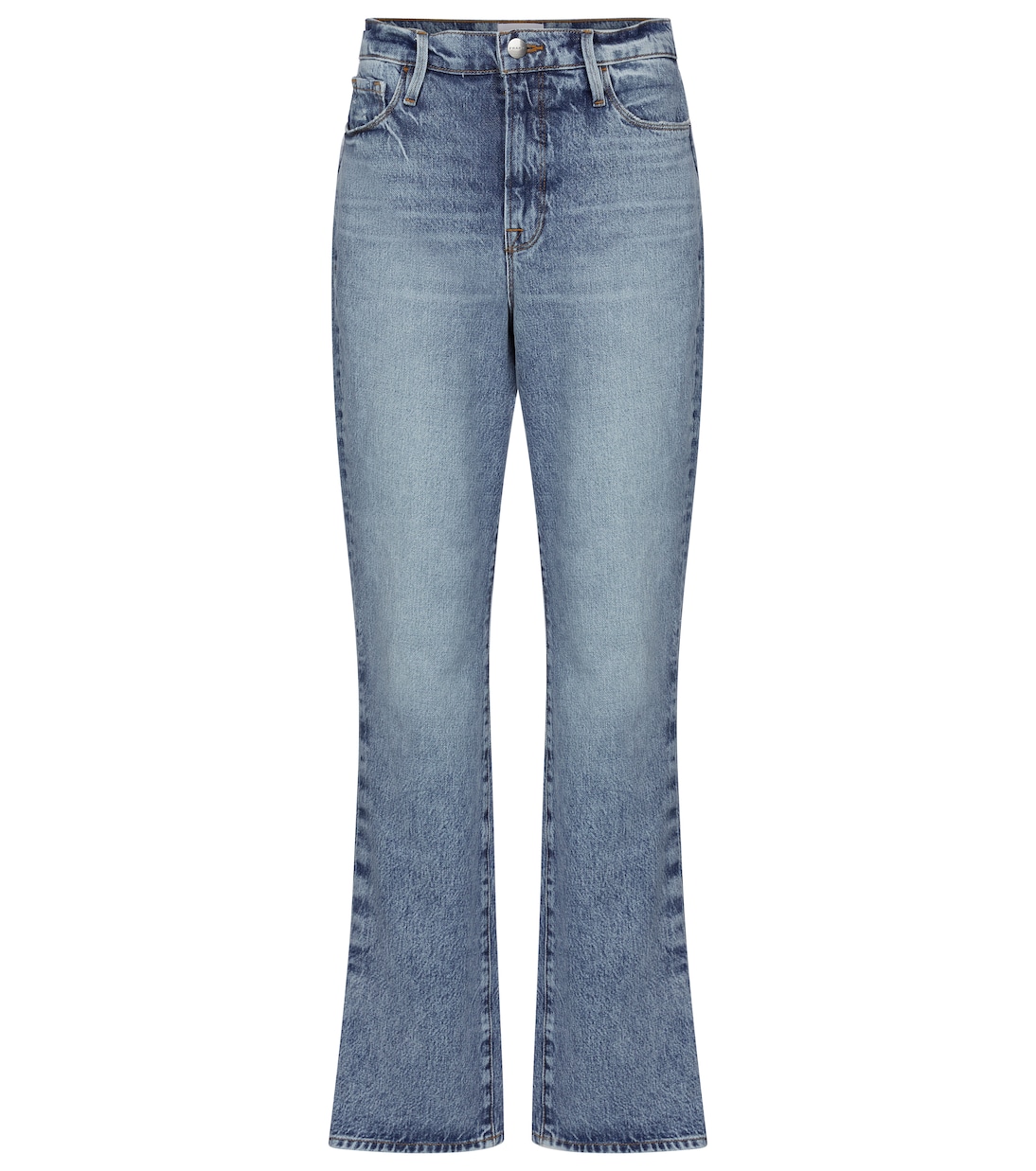 Jeans rectos Le Drew de tiro alto | Frame