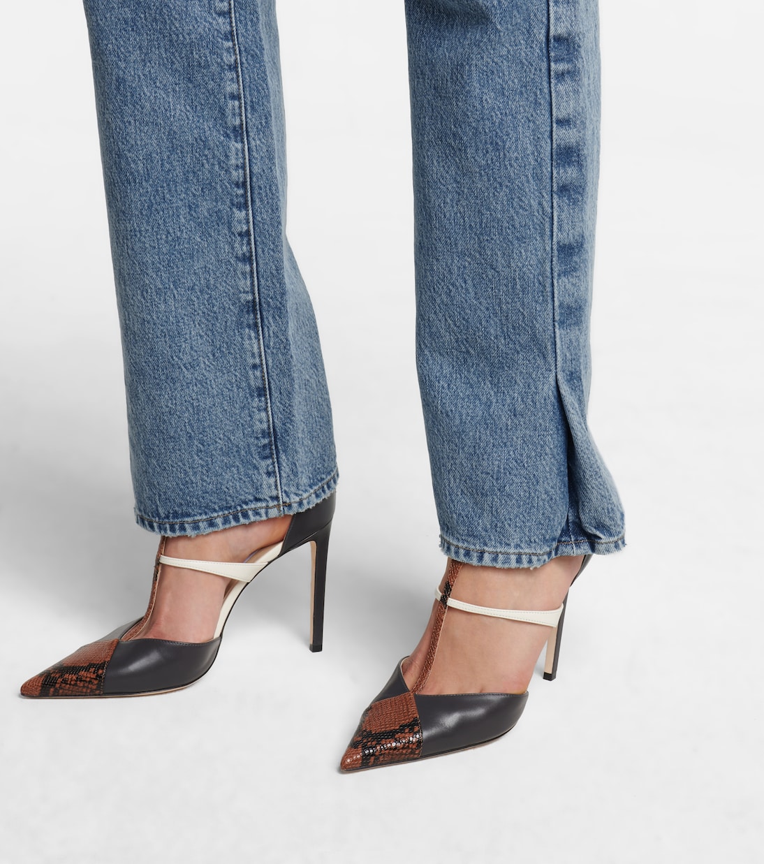 Jeans rectos Le Drew de tiro alto | Frame