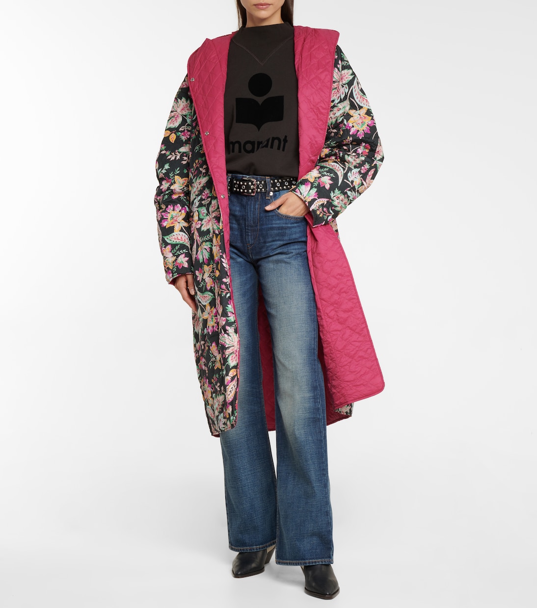 Dean reversible floral raincoat | Marant Etoile
