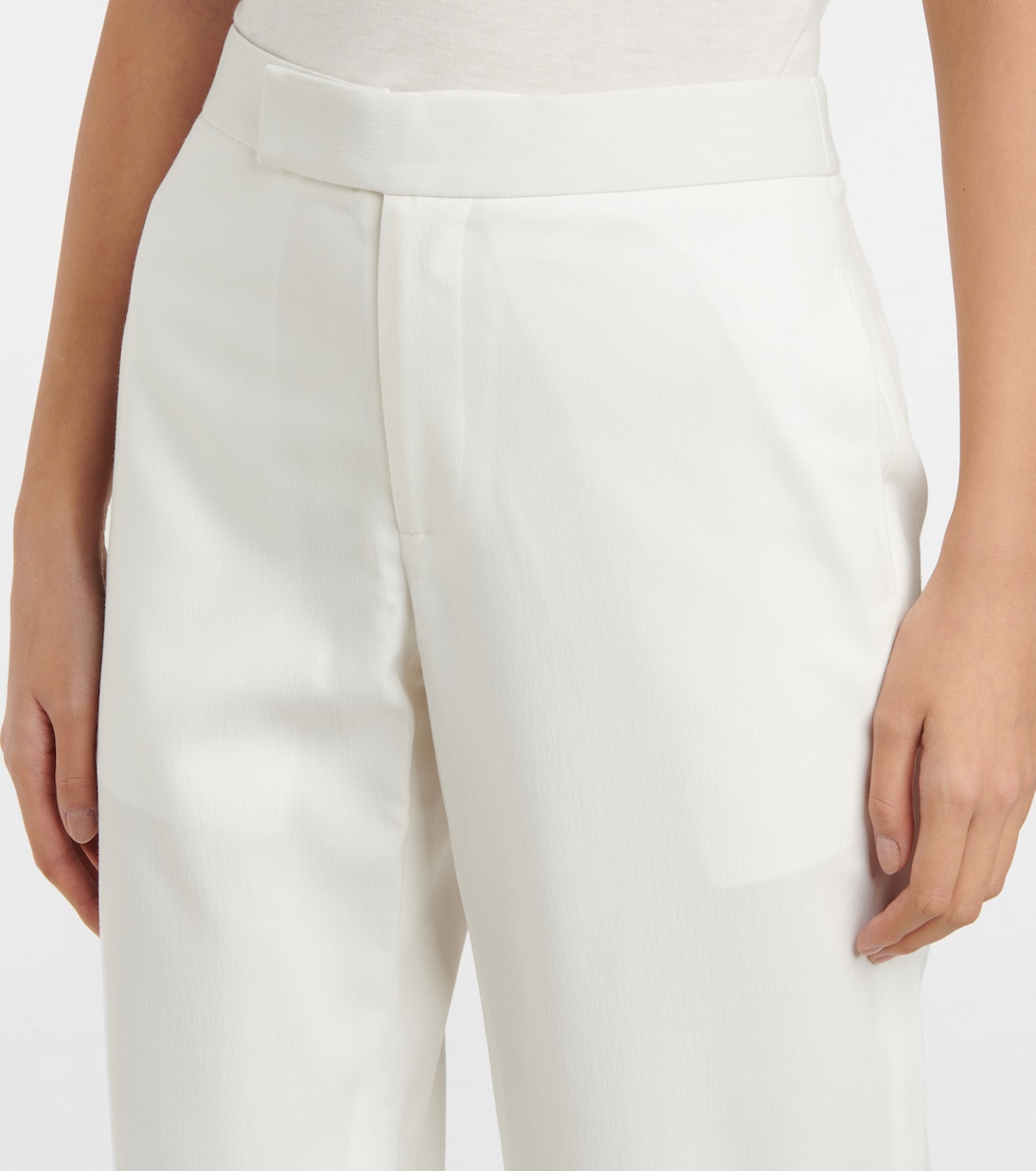 Cleo high-rise straight pants | Deveaux New York