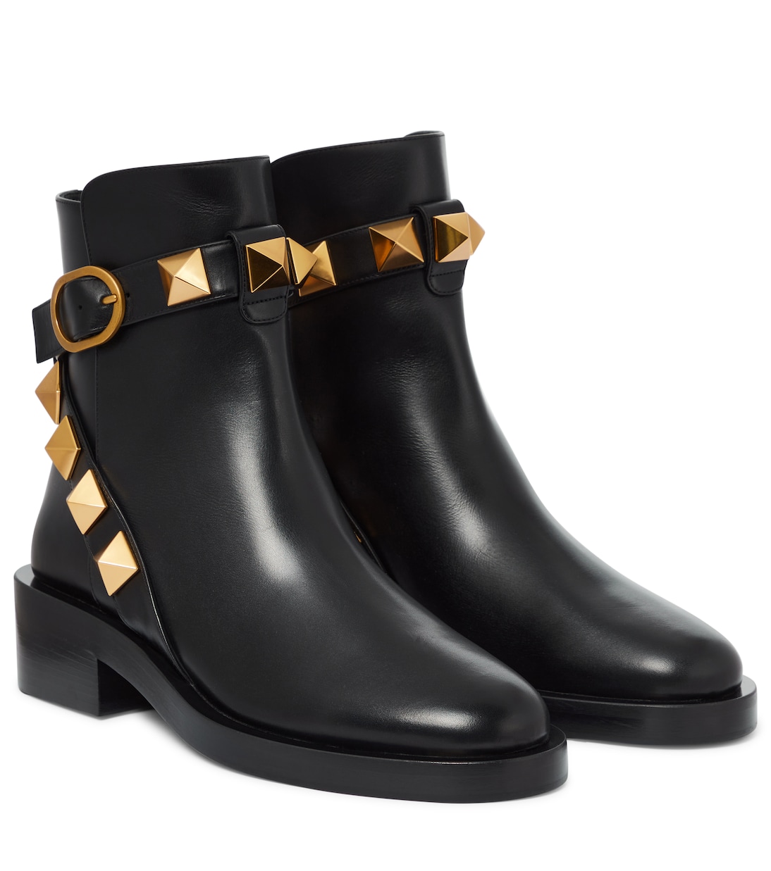 Ankle Boots Roman Stud aus Leder | Valentino Garavani