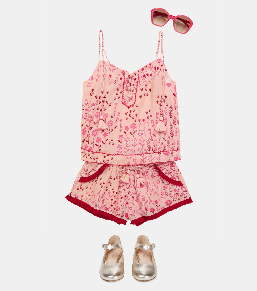 Mara floral camisole | Poupette St Barth Kids