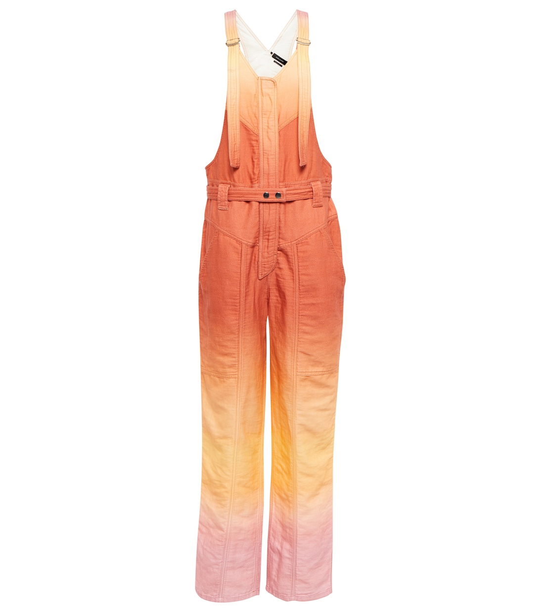 Mono Keishatd de algodón y lino degradé | Isabel Marant